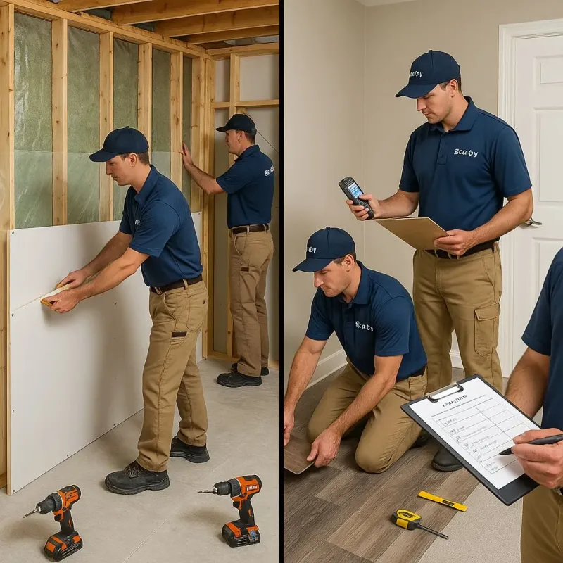 Repairs and Reconstruction process in Manchester, CT